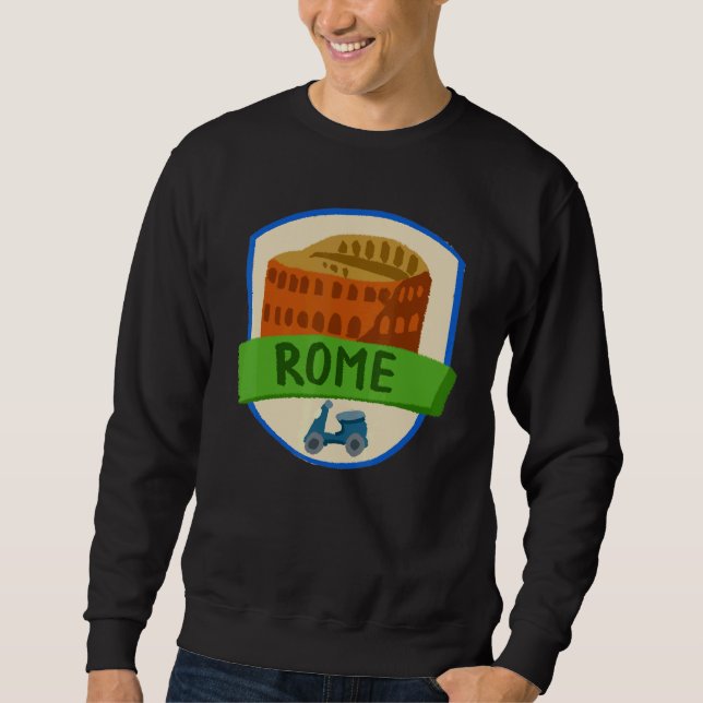 Sudadera Rome City Italy souvenir  for men women 8 (Anverso)