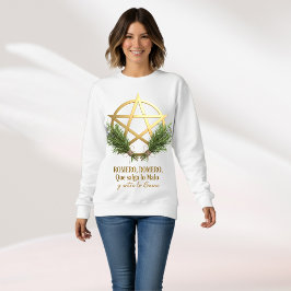 Sudadera Romero y Pentáculo talismán tradición Celta