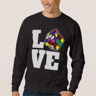 Sudadera Rompecabezas competitivo Cubo amor Velocidad de co