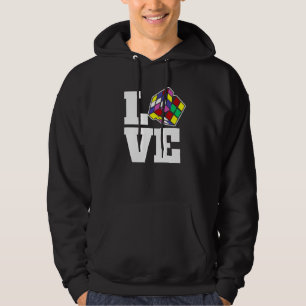Sudadera Rompecabezas competitivo Cubo amor Velocidad de co