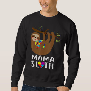 Sudadera Rompecabezas de conciencia sobre el autismo Mamá S