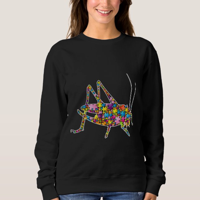 Sudadera Rompecabezas de los animales de los pastores de co (Anverso)
