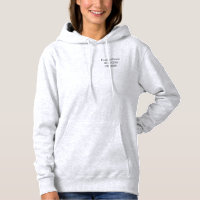 "Rompecabezas de plumas" Hoodie de ejecución