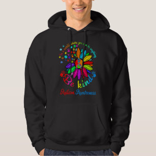 Sudadera Rompecabezas del girasol sé amable autismo Concien
