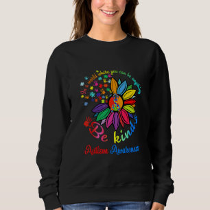Sudadera Rompecabezas girasol sé amable autismo Conciencia 