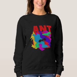Sudadera Rompecabezas Mosaico Animal Hormiga