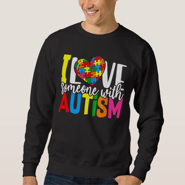 Sudadera Romper el corazón Me Encanta Alguien Con Concienci (Anverso)