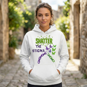Sudadera Romper el Estigma Cadenas Rotas Salud Mental