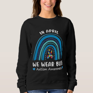 Sudadera Rompiendo El Arcoiris En Abril Usamos El Autismo A