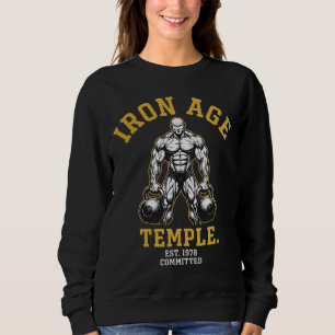 Sudadera Ron Age Temple Est 1978 Comprometido Gimnasio Vi