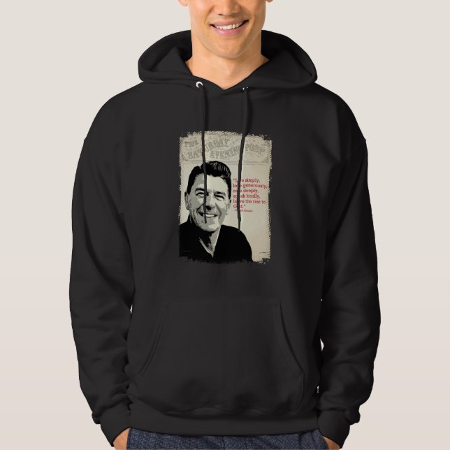 Sudadera Ronald Reagan Quote (Anverso)