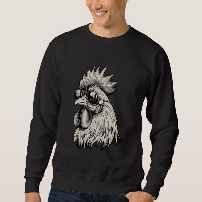 Sudadera Rooster de Guay con gafas de sol Pollo Papi Roos (Anverso)