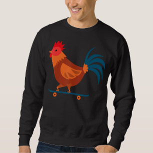 Sudadera Rooster Skateboard Farm Poultry Skateboard
