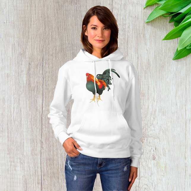Sudadera Rooster Womens Hoodie (Subido por el creador)