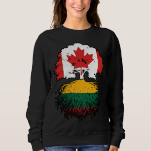 Sudadera Roots de árboles de Canadá lituano de Lituania