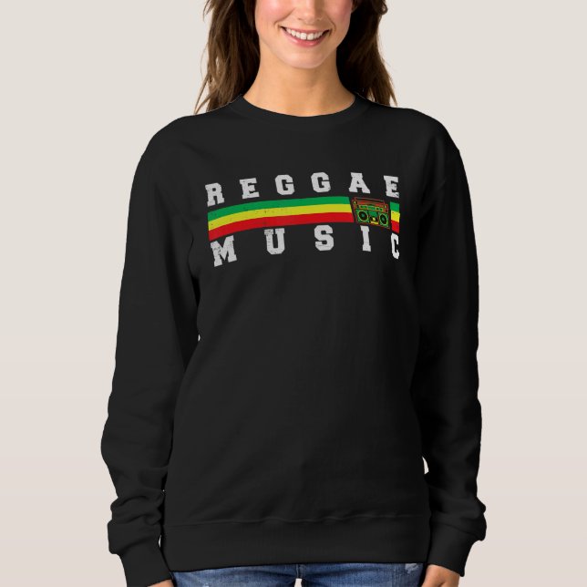 Sudadera Roots Reggae Music Sound System (Anverso)