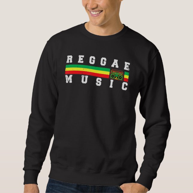 Sudadera Roots Reggae Music Sound System (Anverso)
