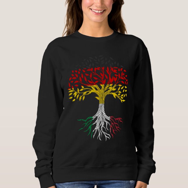 Sudadera Roots Tree Germany Italy (Anverso)