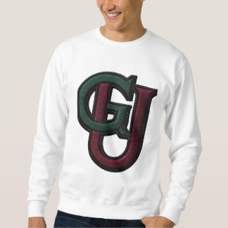 Sudadera Ropa callejera gráfica de monograma universitario