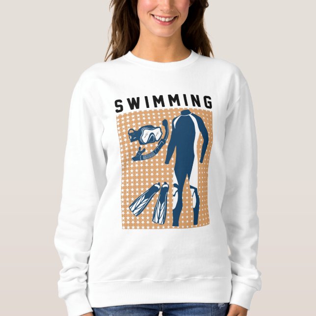 Sudadera Ropa de baño y gafas (Anverso)