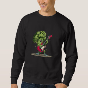 Sudadera Ropa de brócoli de Guay con guitarra eléctrica roj