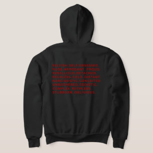 Sudadera Ropa de calle deportiva con bloque de palabras de
