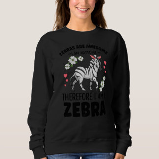 Sudadera Ropa De Cebra Para Las Chicas De Tv De Zebra