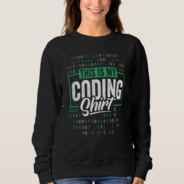 Sudadera Ropa de Coder Esto Es Mi Programación  Programador (Anverso)