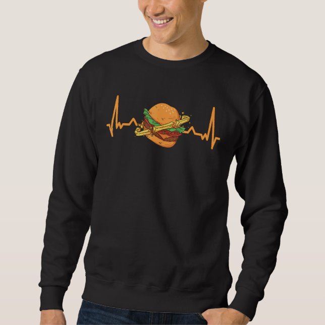 Sudadera Ropa de comida rápida de ráfagas y frias (Anverso)