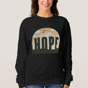 Sudadera Ropa de esperanza motivacional inspiradora para ho