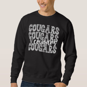 Sudadera Ropa de espíritu de Pumas Día de juego Mascota esc