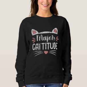 Sudadera Ropa De Gato Corta Para Las Mujeres Que Tienen Gat