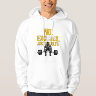Sudadera Ropa de Gimnasio-Sin Excusas-Solo Resultados