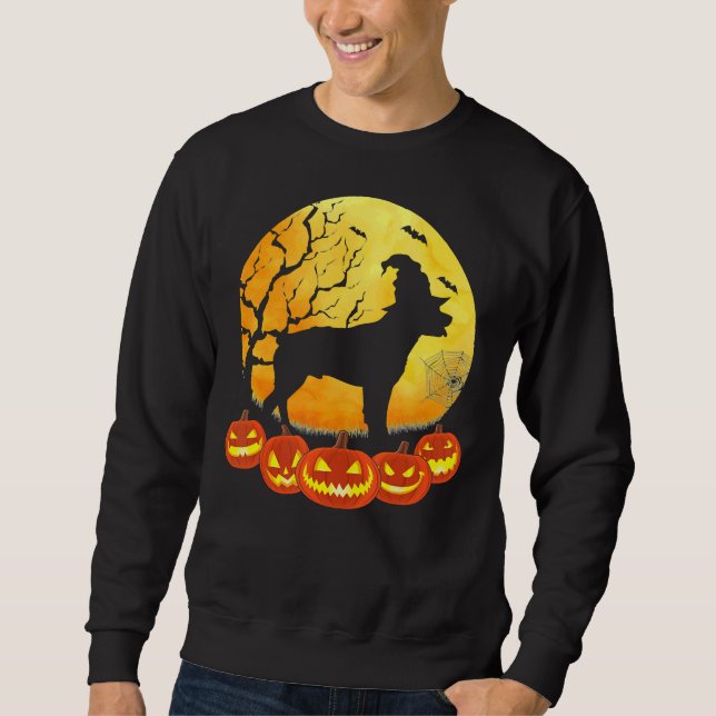 Sudadera Ropa de halloween para los amantes del rottweiler (Anverso)