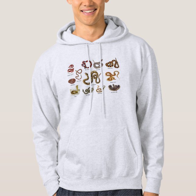 Sudadera Ropa de la identificación de la serpiente (Anverso)