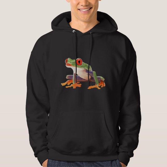 Sudadera Ropa de la rana de ojos rojos Agalychnis cal (Anverso)