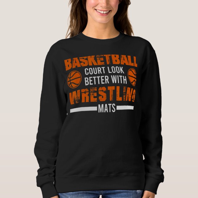 Sudadera Ropa de lucha libre de entrenador de baloncesto (Anverso)
