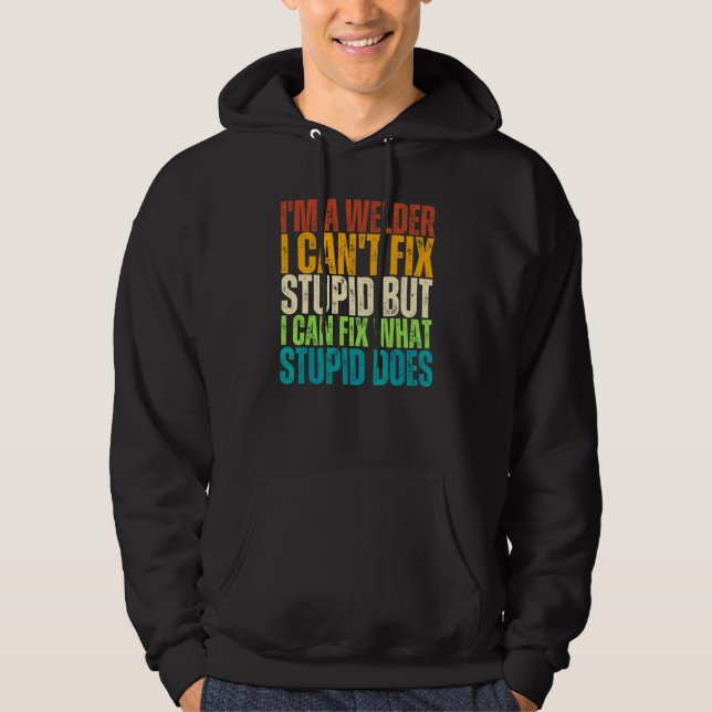 Sudadera Ropa de Memes de Soldadura para Soldadores Experto (Anverso)