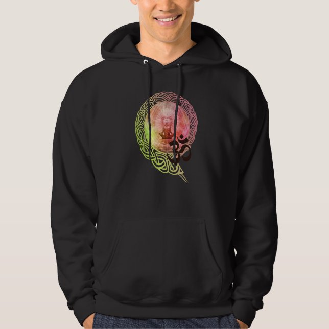 Sudadera Ropa de moda espiritual de yoga buda Namaste Manda (Anverso)