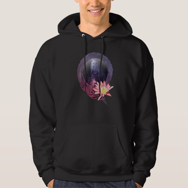 Sudadera Ropa de moda flor de loto Buda Siddhartha Gautama  (Anverso)