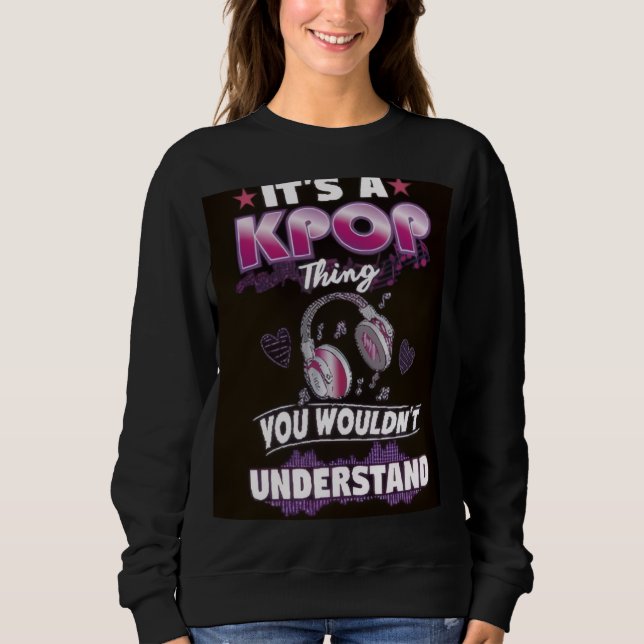 Sudadera Ropa de mujer de K-Pop  (Anverso)