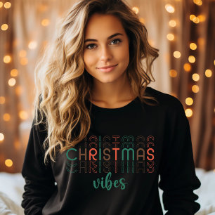 Sudadera Ropa de Navidad Retro para Mujeres