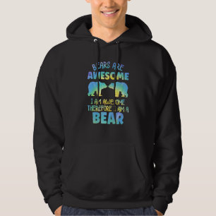 Sudadera Ropa de oso grizzly animal silvestre para mujeres