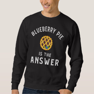 Sudadera Ropa de pastel de arándanos Genial diseño de tarta