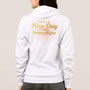 Sudadera Ropa de Paz al Atardecer: Mejor Noche Script Achem
