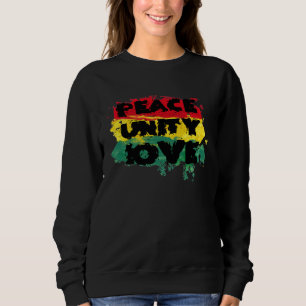 Sudadera Ropa de Paz Amor Unidad Rastafari Jamaica Recuerdo