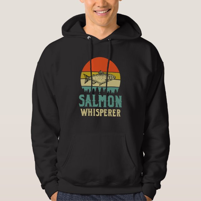 Sudadera Ropa de Pesca Salmon Whisperer Pacific Sockeye F (Anverso)