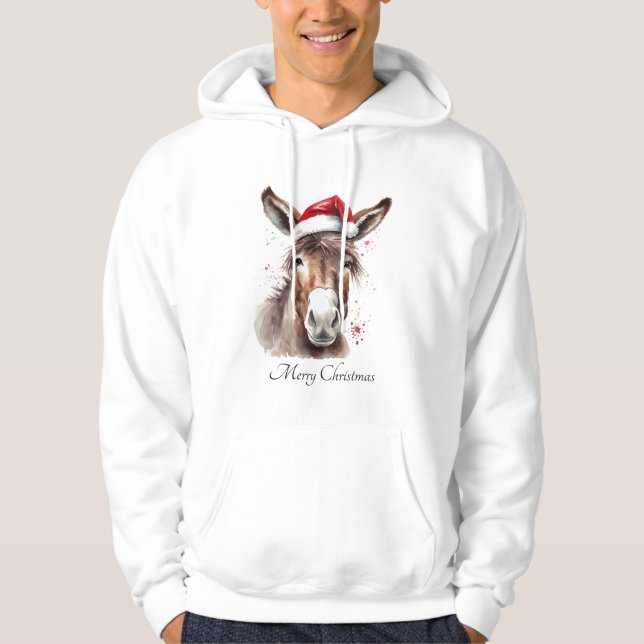 Sudadera Ropa de rancho festiva para burro resistente (Anverso)