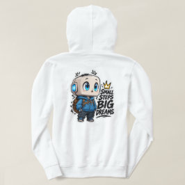 Sudadera Ropa de Robot Anime con Pequeños Pasos Grandes Sue