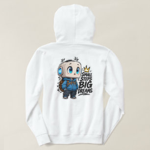 Sudadera Ropa de Robot Anime con Pequeños Pasos Grandes Sue